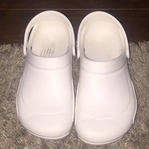 White crocs (size 8)